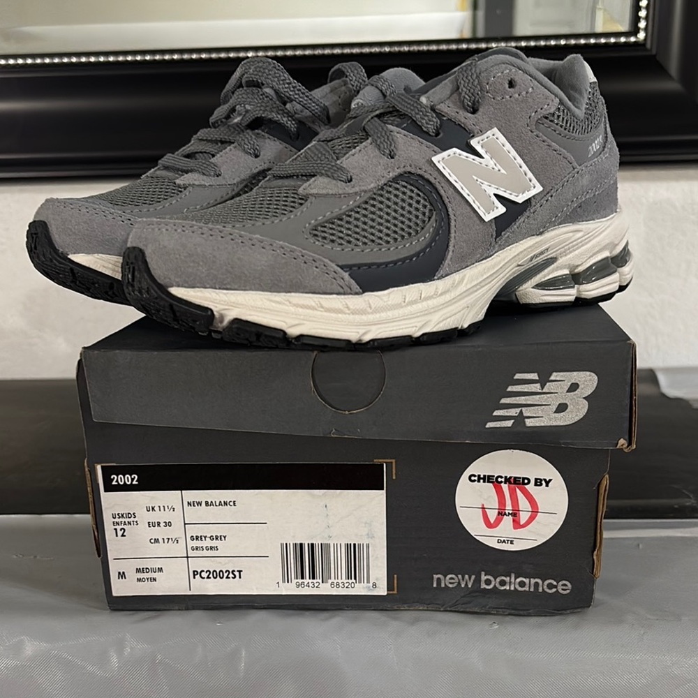 New Balance Charcoal and Silver Running Shoes